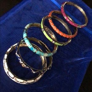 ENAMELED BANGLES.